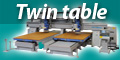 Twin table CNC machine